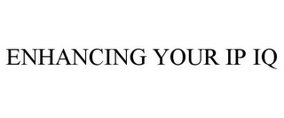 ENHANCING YOUR IP IQ