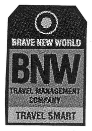 BRAVE NEW WORLD BNW TRAVEL MANAGEMENT COMPANY TRAVEL SMART
