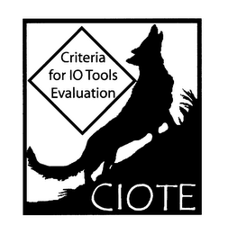 CIOTE, CRITERIA FOR IO TOOLS EVALUATION