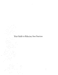 YOUR GUIDE TO FIDUCIARY BEST PRACTICES