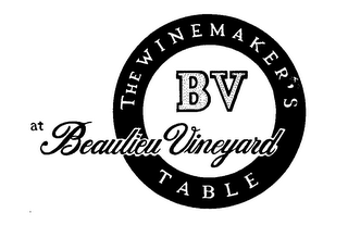 THE WINEMAKER'S TABLE BV AT BEAULIEU VINEYARD