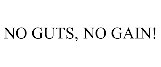 NO GUTS, NO GAIN!