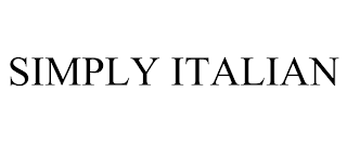 SIMPLY ITALIAN