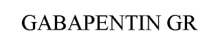 GABAPENTIN GR