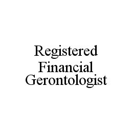 REGISTERED FINANCIAL GERONTOLOGIST