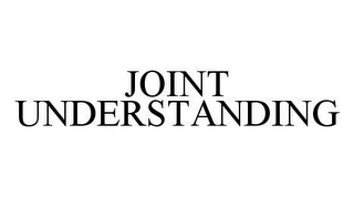 JOINT UNDERSTANDING