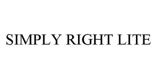 SIMPLY RIGHT LITE