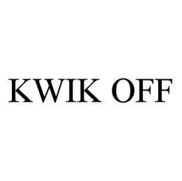 KWIK OFF