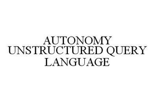 AUTONOMY UNSTRUCTURED QUERY LANGUAGE