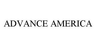 ADVANCE AMERICA