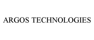 ARGOS TECHNOLOGIES