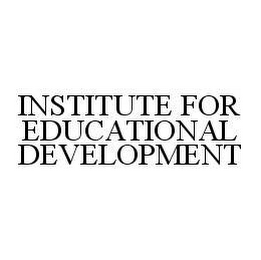 INSTITUTE FOR EDUCATIONAL DEVELOPMENT