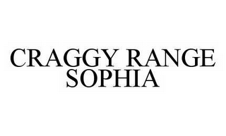 CRAGGY RANGE SOPHIA