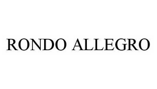 RONDO ALLEGRO