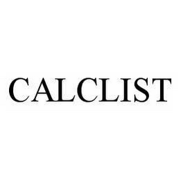 CALCLIST