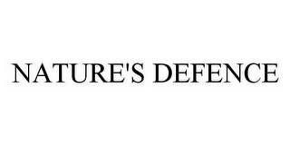 NATURE'S DEFENCE