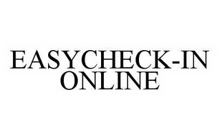 EASYCHECK-IN ONLINE