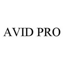 AVID PRO