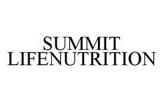 SUMMIT LIFENUTRITION