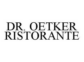 DR. OETKER RISTORANTE