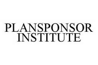PLANSPONSOR INSTITUTE