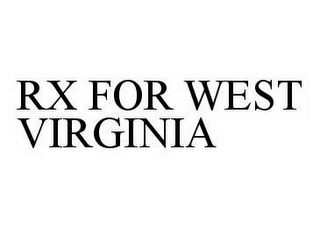 RX FOR WEST VIRGINIA
