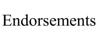 ENDORSEMENTS