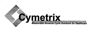 CYMETRIX MEASURABLE REVENUE CYCLE SOLUTIONS FOR HEALTHCARE