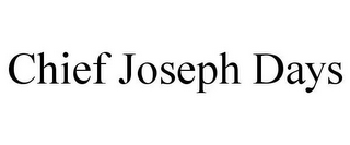 CHIEF JOSEPH DAYS