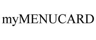 MYMENUCARD