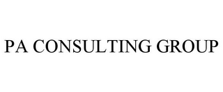 PA CONSULTING GROUP