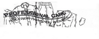 PROFESSIONAL CARE FOR EVERYTHING YOU WEAR