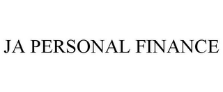 JA PERSONAL FINANCE