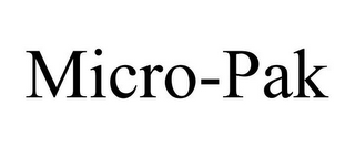 MICRO-PAK
