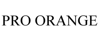 PRO ORANGE