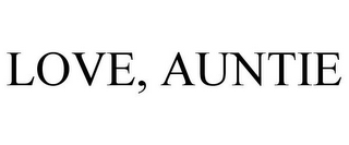 LOVE, AUNTIE