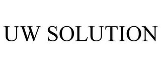 UW SOLUTION