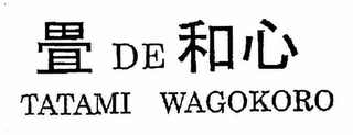 TATAMI DE WAGOKORO