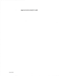 PREVENTIVE · FOOT · CARE
