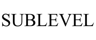 SUBLEVEL