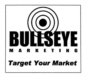 BULLSEYE MARKETING TARGET YOUR MARKET