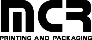 MCR PRINTING AND PACKAGING