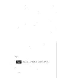 SETTLEMENT ADVISORS SAI