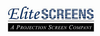 ELITE SCREENS A PROJECTION SCREEN COMPANY