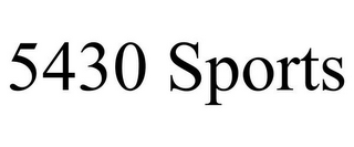 5430 SPORTS