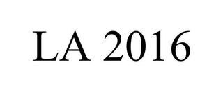 LA 2016