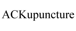 ACKUPUNCTURE