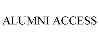 ALUMNI ACCESS