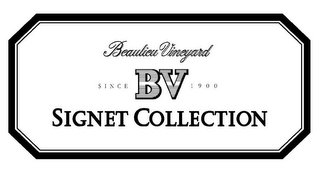 SIGNET COLLECTION BEAULIEU VINEYARD BV SINCE 1900