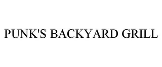 PUNK'S BACKYARD GRILL
